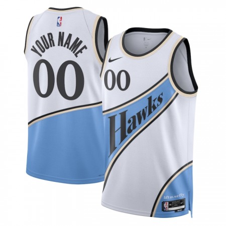 Dres Atlanta Hawks Prilagođeni Nike 2024-25 City Edition Bijela Swingman